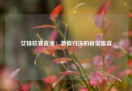 女排联赛直播：激情对决的视觉盛宴