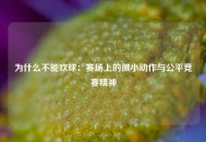 为什么不能吹球：赛场上的微小动作与公平竞赛精神