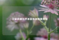 卫星直播技术革新体育观赛体验