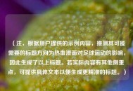 （注，根据用户提供的示例内容，推测其可能需要的标题方向为热血漫画对足球运动的影响，因此生成了以上标题。若实际内容有其他侧重点，可提供具体文本以便生成更精准的标题。）
