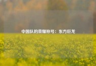 中国队的荣耀称号：东方巨龙