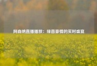 阿森纳直播播放：绿茵豪情的实时盛宴