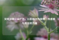 贝克汉姆公益广告，以影响力为纽带，传递爱与责任的力量