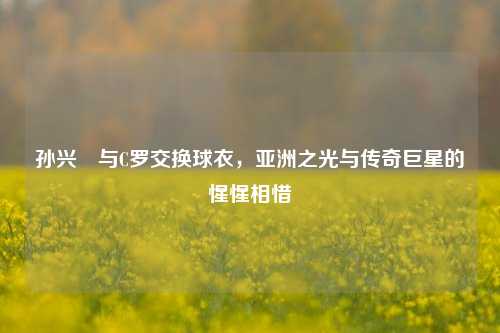 孙兴慜与C罗交换球衣，亚洲之光与传奇巨星的惺惺相惜