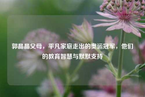 郭晶晶父母，平凡家庭走出的奥运冠军，他们的教育智慧与默默支持