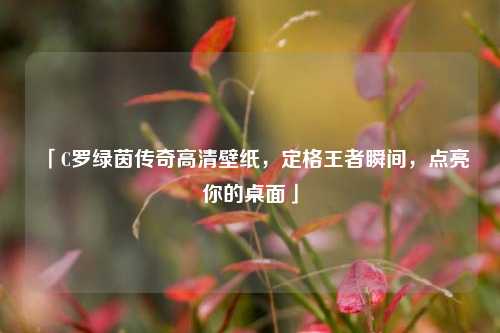 「C罗绿茵传奇高清壁纸，定格王者瞬间，点亮你的桌面」