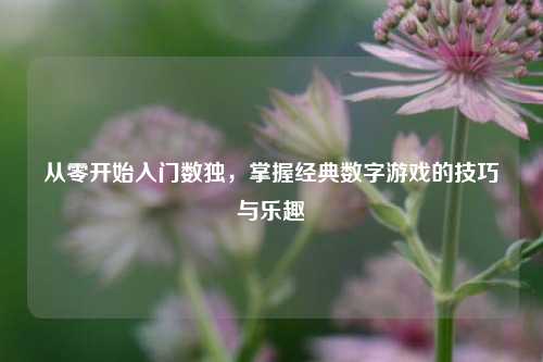 从零开始入门数独，掌握经典数字游戏的技巧与乐趣