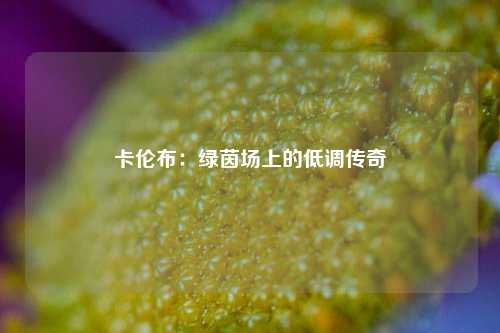 卡伦布：绿茵场上的低调传奇