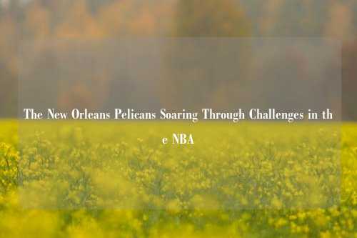 The New Orleans Pelicans Soaring Through Challenges in the NBA